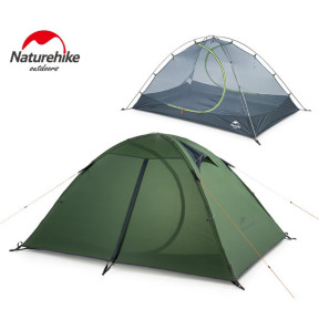 Палатка двухместная ультралегкая Naturehike NH15Z006-P, темно-зеленая в Украине