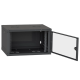 Шафа телекомунікаційна двері скло (чорна) IPCOM 6U 600x450