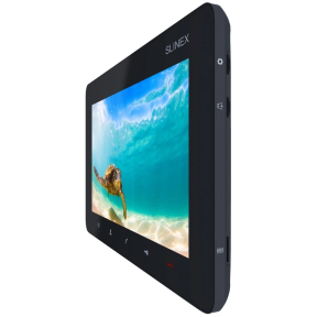 Slinex SM-07M + ML-17HD Graphite – Комплект відеодомофона (7", Запис фото/відео, 2Мп, 130°) зображення