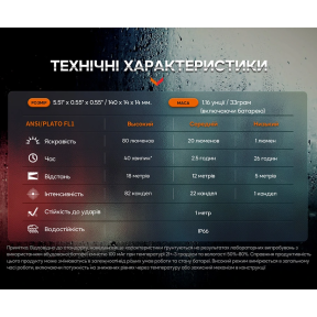 Fenix T6 - Тактична ручка з ліхтариком чорна фото