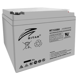 RITAR AGM RT12280 12V 28Ah - Акумуляторна батарея