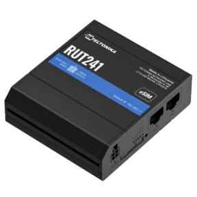 Teltonika RUT241 – Промышленный маршрутизатор (4G LTE Cat 4, Wi-Fi 4, eSIM, 2xRJ45, I/O, RMS) купить