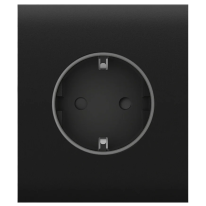 Ajax CenterCover (basic) Black - Центральная панель для встроенной розетки