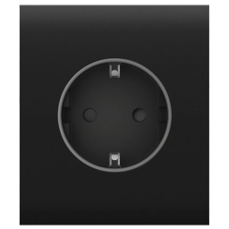 Ajax СenterCover (basic) Black - Центральна панель для вбудованої розетки