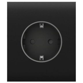 Ajax CenterCover (basic) Black - Центральная панель для встроенной розетки купить