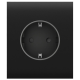 Ajax СenterCover (basic) Black - Центральна панель для вбудованої розетки