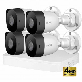 Комплект HDCVI видеонаблюдения на 4 уличные камеры 4МП Dahua / IMOU KIT-4B4MP - фото №1 Комплект HDCVI видеонаблюдения на 4 уличные камеры 4МП Dahua / IMOU KIT-4B4MP купить