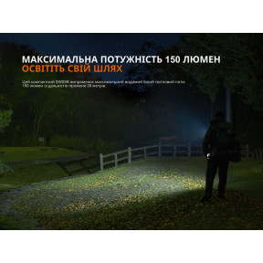 Ліхтар ручний Fenix SW05R-RED LED чорний купити