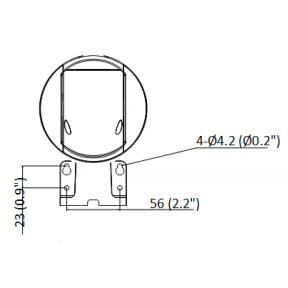 Hikvision DS-2DE2C400MW-DE(F0)(S7) (2.8мм) - 4Мп купольная мини-камера PT Цена
