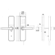 SEVEN LOCK SL-7766BF black (без врізної частини) - Розумний дверний біометричний замок