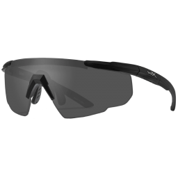 Защитные баллистические очки Wiley X SABER ADV Серые линзы/Матовая черная оправа (без кейса)