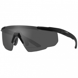 Защитные баллистические очки Wiley X SABER ADV Серые линзы/Матовая черная оправа (без кейса)
