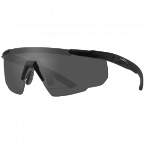 Захисні балістичні окуляри Wiley X SABER ADV Сірі лінзи/Матова чорна оправа (без кейсу) купити