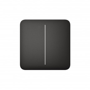 Ajax SoloButton (2-gang) Чорна - Кнопка для двоклавішного вимикача купити