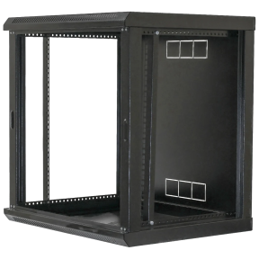 Шафа 19"15U, 600x500x773мм акрилове скло, чорна в Україні