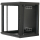 Шкаф 19"15U, 600x500x773мм акриловое стекло, черный