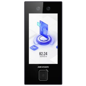Терминал распознавания лиц Hikvision DS-K1T344MBWX-QRE1 (4.5" Touch, IP65, Mifare, PoE)
