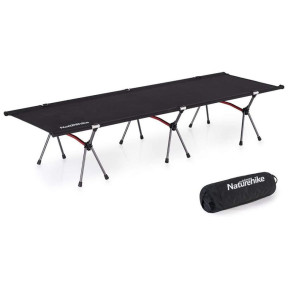 Ліжко складане Naturehike ультралегке NH19JJ006, алюміній, чорний купити