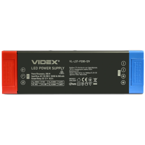 VIDEX (VL-LST-P200-12V) DC12V 16.6A 200W IP20 - Блок питания для LED ленты фото