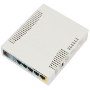 MikroTik RB951Ui-2HnD - 2.4GHz Wi-Fi маршрутизатор з 5-портами Ethernet - фото №1 MikroTik RB951Ui-2HnD - 2.4GHz Wi-Fi маршрутизатор з 5-портами Ethernet купити