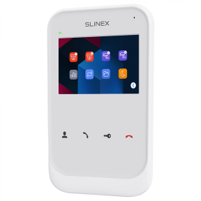 Комплект відеодомофон + панель виклику Slinex SK-04 + ML-16HR black зображення