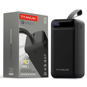 TITANUM 741S 22.5W Black 50000mAh - Повербанк в Україні