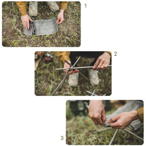 Naturehike NH20SK001 20CJ складная - Чаша для костра фото