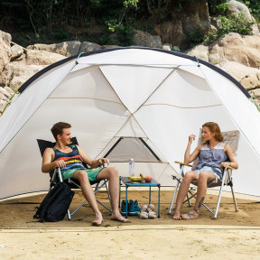 Крісло складане Naturehike NH17T003-Y, алюміній, бежевий фото