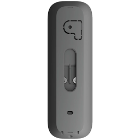 Ajax DoorBell Grey RAL 7004 - Відеодзвінок із вбудованим штучним інтелектом та ІЧ сенсором фото