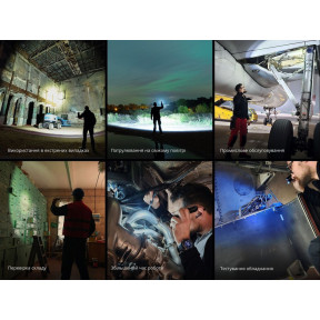 Ліхтар професійний Fenix WF25RM з магнітною зарядкою купити