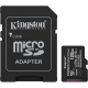 Карта памяти Kingston microSD 128GB C10 UHS-I A1 V10 R150MB/s + SD