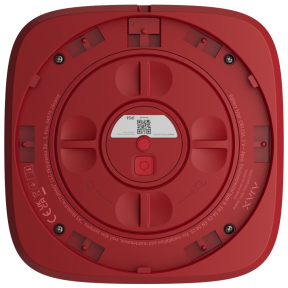 Ajax EN54 FireProtect (VAD) Red - Cповіщувач пожежний світловий в Україні