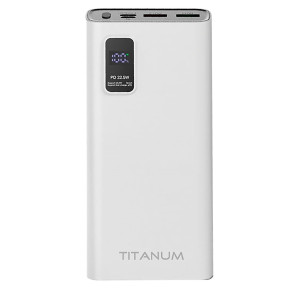 TITANUM 727S 20000mAh 22.5W White - Повербанк купити