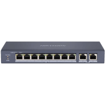 Hikvision DS-3E0310P-E/M(B) - 8-портовий некерований PoE комутатор