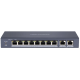 Hikvision DS-3E0310P-E/M(B) - 8-портовый неуправляемый PoE коммутатор