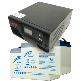 Комплект ДБЖ + АКБ MUST EP20-R1000W + 2x 12V 100Ah DG12-100