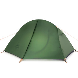 Палатка сверхлегкая одноместная с футпринтом Naturehike Cycling 1 NH18A095-D, 210T, темная зеленая