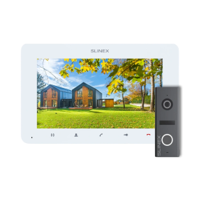 Slinex SM-07 + ML-17HD White/Graphite – Комплект відеодомофона (7", Full HD, 130°, 2Мп) купити