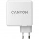 Сетевое зарядное устройство Canyon H-100 GaN 2xUSB-C, 2xUSB-A, PD3.0, QC3.0, 100W White (CND-CHA100W01)