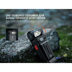 Ліхтар ручний Fenix SW05R-RED LED чорний купити