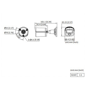 Hikvision DS-2CE10DF3T-LFS (2.8 мм) - 2 Мп вулична TurboHD відеокамера фото