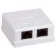 Hypernet MB-UTP6-2 Розетка 2-портова RJ45 UTP, біла, 6 категорія