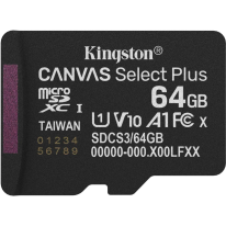 Kingston microSD64GB C10 UHS-I A1 V10 R100MB/s - Карта пам'яті