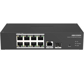 Hikvision DS-3T1310P-SI/HS - 8-портовый сетевой коммутатор PoE 10/100 Мбит/с купить