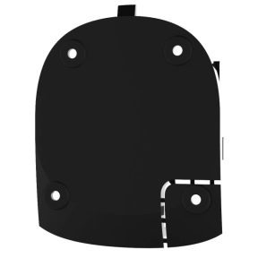 Часть пластикового корпуса Smartbracket Ajax Hub black фото