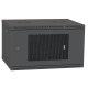 Шафа телекомунікаційна двері перф (RAL9005) IPCOM 4U 600x350
