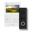 Slinex SQ-04N Cloud white + ML-17HD black - Комплект видеодомофон + панель вызова