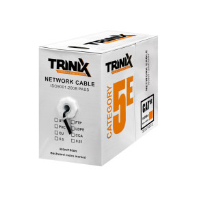 Кабель витая пара FTP CAT5E CCA 0.51mm LDPE Outdoor Trinix 305m в Украине