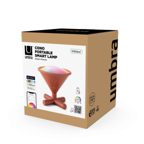 Портативна розумна лампа Nanoleaf Umbra Cono, RGBW, 2700-6500 K, 130 лм, Apple Homekit, Matter Коричневий фото