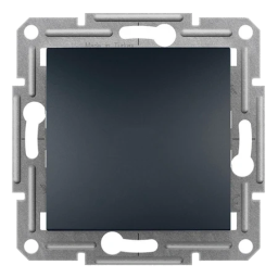 Schneider Electric EPH0100171 Asfora - Вимикач 1-клавішний антрацит